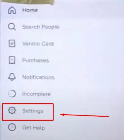 Click on Settings