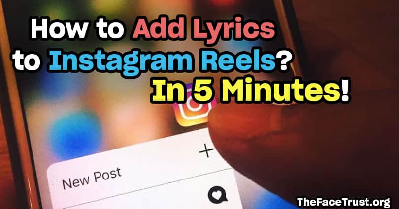 How to add lyrics to Instagram reels