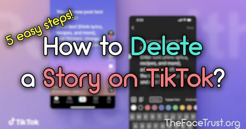 How to delete a story on TikTok?